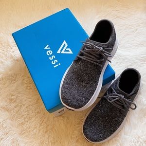 Vessi Pebble Grey Everyday Waterproof Sneakers